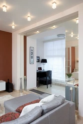 Дизайн однокомнатной квартиры потолки