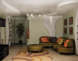 Photo of suspended ceilings in a small apartment