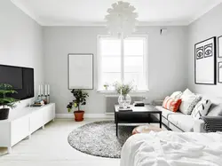 Интерьер квартиры если мебель белая