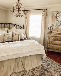 Country style bedroom this photo