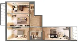 Дизайн Проект Квартиры Пик 3 Комнаты