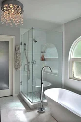 Bathroom design shower and bath photo