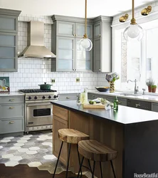 Mixed kitchen design