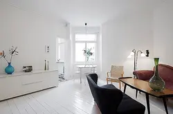 Белый цвет стен в квартире фото