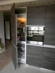 Kitchen and refrigerator hidden photo