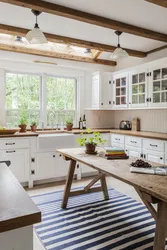 Wooden kitchen design ceilings photo