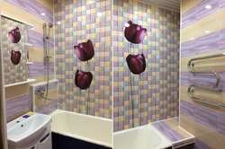 Self-Adhesive Panels In The Bathroom Photo