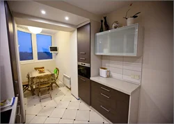 Photo Of A 5 Sq M Kitchen With A Balcony
