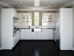 Kitchen Design With Dark Window