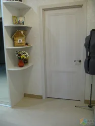 Hallway Design Corner Shelf
