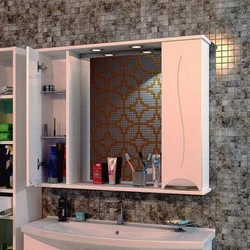 Mirror cabinet for bathroom photo