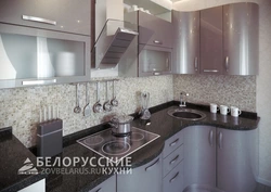 Kitchen gray metallic interior