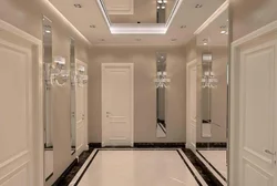 Square hallway design 8 sq.m.