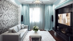 Budget apartment living room design