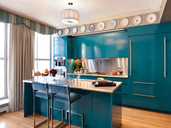 Sea ​​Green Kitchen Design Photo