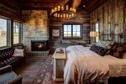 Country house style bedroom design