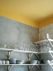 Покраска потолка на кухне дизайн