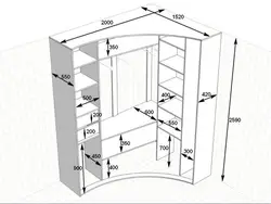 Hallway corner design diagram photo