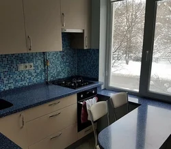 Photo Of A Kitchen In Khrushchev With A Window Sill Table