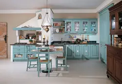 Цвет кухни в стиле прованс фото