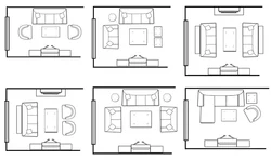 Дизайн гостиной план