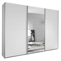 Жатын бөлмеге арналған жылжымалы шкафтар заманауи дизайн фото үш есікті