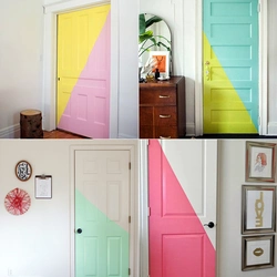 Paint the doors in the apartment photo