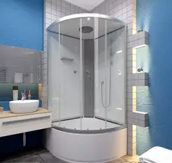 2 in 1 shower cabin with bathtub photo