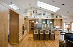 Дизайн кухни потолки 4 метра