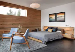 Bedroom Design Wood And Wallpaper