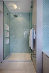 Bathtub with shower niche photo