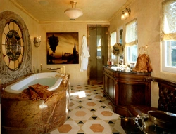 Bathroom in the castle photo