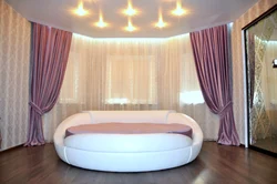 Curtains For Bedroom With Suspended Ceiling Photo