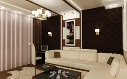 Wallpaper design for dark living room