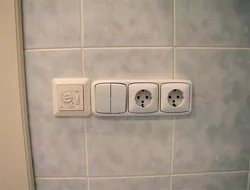 Выключатель Туалет Ванна Фото