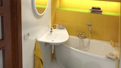 Bathtub And Sink On One Wall Photo