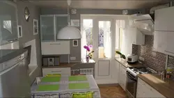 Kitchen Design 3 By 3 With Access To The Balcony