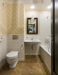 Bathroom design tiles to the middle