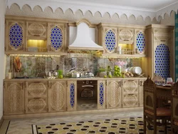 Ethnic style in the kitchen interior