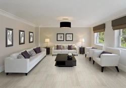 Living room floor design by color