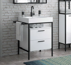 Sinks With Bathroom Cabinet 70 Cm Photo