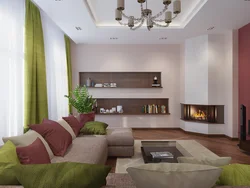 Presentation of living room design