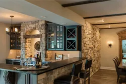 Kitchen with beam on the wall photo