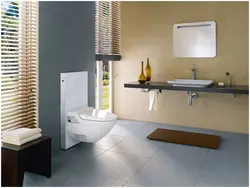 Дизайн ванной с подвесным унитазом
