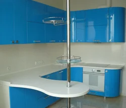 Photo of a kitchen with a bar counter inexpensive