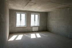 Unfinished apartment photo in a new building