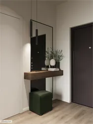 Wall-Mounted Full-Length Mirror In The Hallway Photo