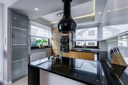High tech kitchen design at home