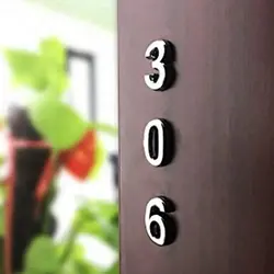 Цифры на двери квартиры фото