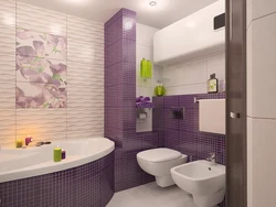 Фото ванной комнаты и туалета цветами